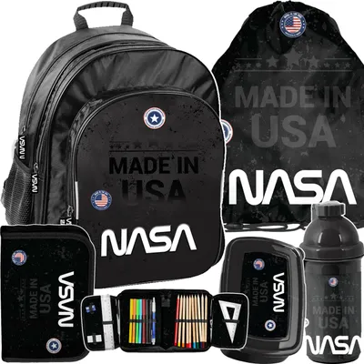 Immagine prodotto di 5 pezzi. Set zaino scuola 18l cartella portamatite zaino porta pranzo; Kosmos