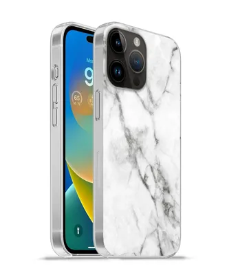 Produktbild von MuchoWow® Handyhülle Schutzhülle Hülle für Apple iPhone 14 Pro - Softcase Marmor - Luxus - Weiß Silikon Softcase Handy Hülle - Umschlag