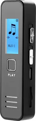 Produktbild von Digital Voice Recorder Audio Diktiergeraet MP3-Player USB-Flash-Disk für Besprechungen,Schwarz