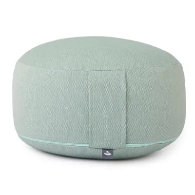 Produktbild von RONDO Meditationskissen CLASSIC dobby petrol grün | Dinkelhülsen
