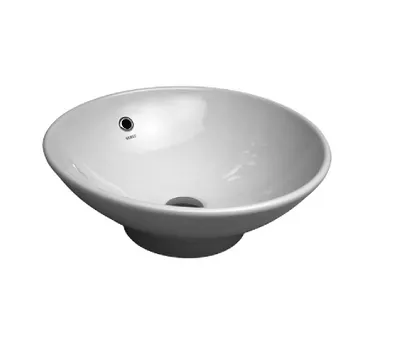 Produktbild von MINIMALIST Waschschale mit Überlauf 45 cm, weiß
