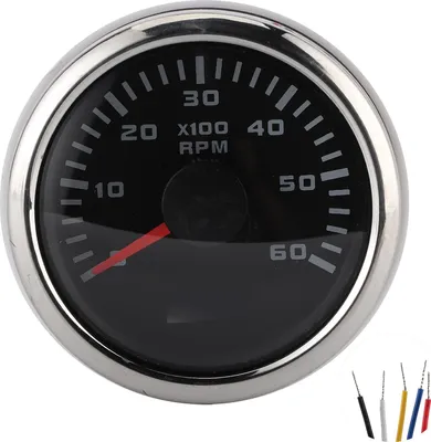 Obrázok produktu pre 52 mm/2in 6000 otáčok za minútu LCD tachometer pre autotromoto -motorku pre auto -vonkajší motor
