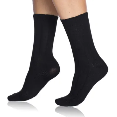 Obrázek produktu pro BAMBUS CASUAL UNI SOCKS - Zimní bambusové ponožky - černá, 39 - 42