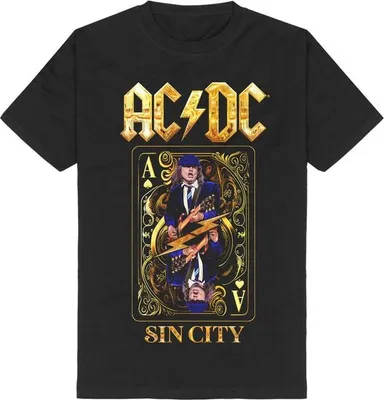 Produktbild von AC/DC T-Shirt Herren Las Vegas schwarz Band-Merch, Bands 100% Baumwolle M