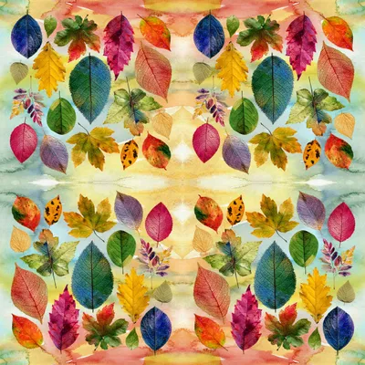 Produktbild von Servietten Papier 33x33cm 3-lag. mit mit Herbstblätter Motiv 20 Stück