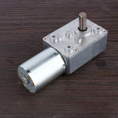 Obrázek produktu pro 1 ks reverzibilní motor s vysokým točivým momentem a šnekovou převodovkou, stejnosměrný redukční motor 12 V (62 ot./min)