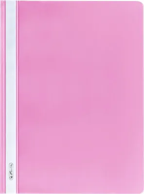 Produktbild von 10 Herlitz Schnellhefter / DIN A4 / PP / extra stabil / Farbe: pink