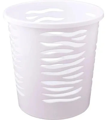 Imagen del producto de Zebra - cubo de basura, 10 litros - blanco