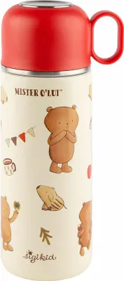 Produktbild von sigikid Mister O Lui Isolierflasche, Trinkflasche, Isoflasche, Thermoflasche, Kinder Flasche, Edelstahl, 450 ml, 52929