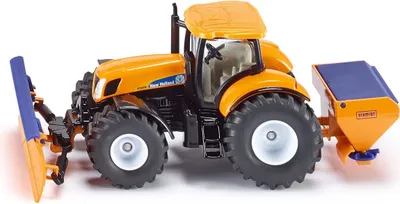Zdjęcie produktu dla Ciągnik SIKU SUPER z lemieszem i rozrzutnikiem, model pojazdu