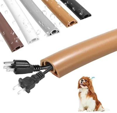 Produktbild von Flexibele, selbstklebende Kabelgoot - Braun - 3 m