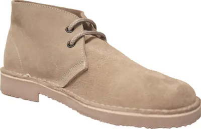 Obrázek produktu pro Roamers pánské pouštní boty / šněrovací boty / nízké boty, semiš DF111 (39 EU) (kamenná barva)
