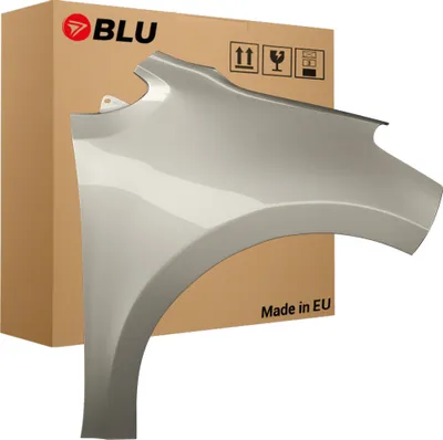 Immagine prodotto di BLU Parafango compatibile con VW Volkswagen UP! LB7W Destra Silber TungstenSilber | 2016- | Anteriore | Verniciato | Pronto per il montaggio | Acciaio