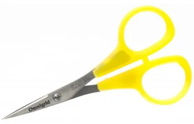 Obrázek produktu pro Omnigrid, nůžky s výřezem, 10,2 cm, žluté