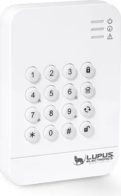 Obrázok produktu pre Lupus Electronics 12106, 868.6625 MHz, Biela, CE, FCC, RoHs, EN 50131 2, 100 m, 80 x 20 x 115 mm, 140 g