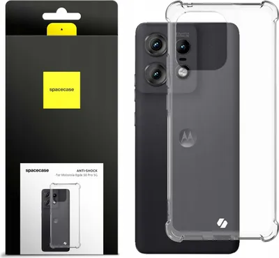 Obrázek produktu pro Silikonové pouzdro SPACECASE Anti-shock pro Motorola Edge 50 Pro 5G Průhledný