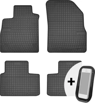Image de Tapis de sol en caoutchouc Tapis de sol pour voiture Jeu de 4 pièces - convient à la Renault Talisman à partir de 2015
