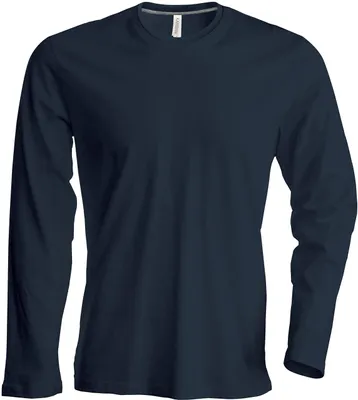 Produktbild von Kariban Herren T-Shirt Langarm Rundhals, Dark Grey, S
