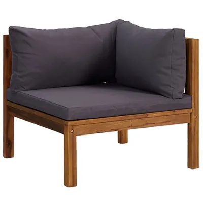 Produktbild von VidaXL 316286, Akazienholz, Stoff, Polyester, Erwachsene & Kinder, 690 mm, 690 mm, 625 mm