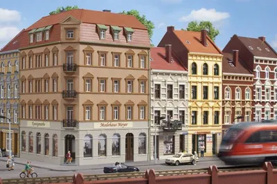 Obrázek produktu pro Auhagen 11447 H0 Rohový dům Schmidtstraße 10