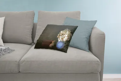 Produktbild von MuchoWow® Zierkissen Sofakissen Wohnzimmer Dekokissen 60x40 cm Hortensie - Stilleben - Blumen - Kopfkissen - Polster mit Foto