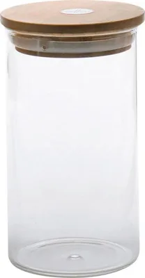Produktbild von Zeller Present 19976, Universalbehälter, 1 l, Glas, Transparent, Abnehmbarer Deckel, Rund