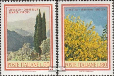 Produktbild von Briefmarken Italien 1968 Mi 1292-1293 (kompl.Ausg.) postfrisch Freimarken: Flora