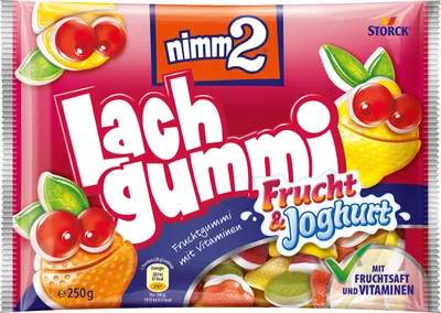 Produktbild von nimm2® Lachgummi Frucht & Joghurt Fruchtgummi 250,0 g