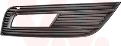 Produktbild von VAN WEZEL Lüftungsgitter Grill Stoßfänger für AUDI A4 Avant (8K5, B8) mit Loch/Löchern für Nebellampen