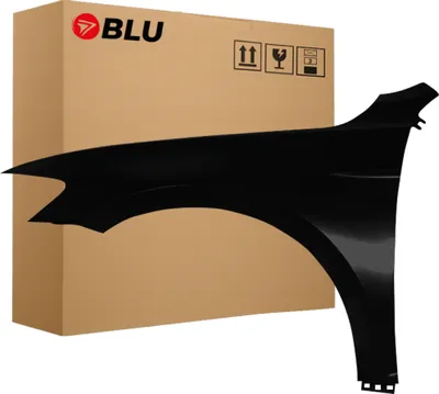 Immagine prodotto di BLU Parafango compatibile con VW Volkswagen Passat B8 LC9X Sinistra Schwarz TiefSchwarz | 2014-2023 | Anteriore | Verniciato | Pronto per il montaggio | Acciaio