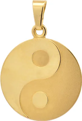 Produktbild von Kettenanhänger Gold Anhänger Ying Yang  massiv 333 - 8 Karat Gold