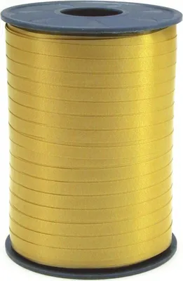 Produktbild von PRÄSENT 2525634 Ringelband - 5 mm x 500 m, gold