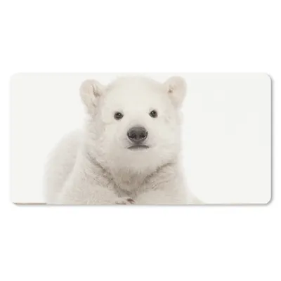Produktbild von MuchoWow® Mauspad Mousepad Eisbär - Tiere - Kinder - Weiß - Jungen - Mädchen 60x30 cm - Mousepads - Maus Mat - Pad - Mausunterlage - Nachhaltig