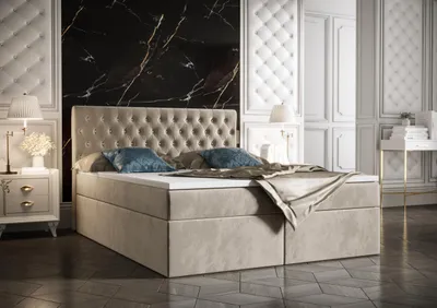 Produktbild von B&B Home Boxspringbett Monett 140x200 cm – mit Bettkasten