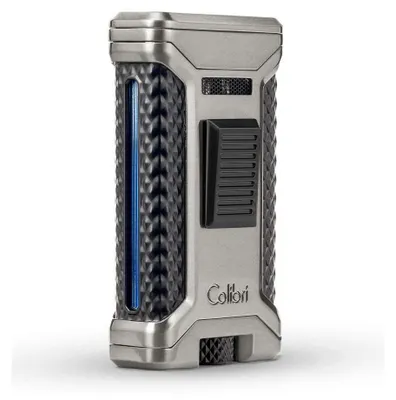 Produktbild von Colibri 1928 Ascari LI250T - dreifach Jet-Flamme - Doppel Punch Cutter integriert, anthrazit-schwarz