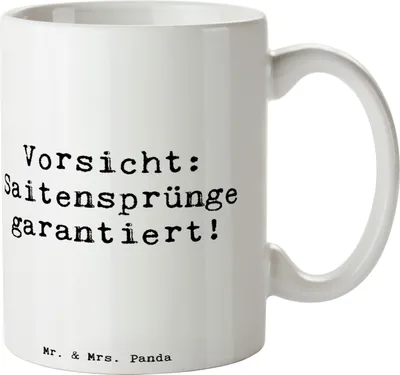 Produktbild von Mr. & Mrs. Panda Becher Spruch Shamisen Abenteuer - Weiß - Geschenk, Tasse mit, Musik, Kabuki, Musiker, japanisch, Teetasse, Musikinstrument, traditionelle, Lernen