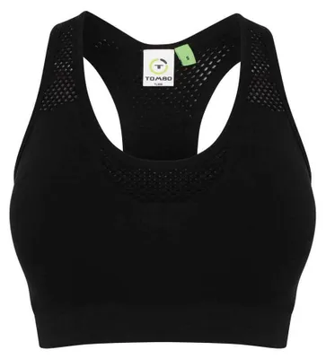 Produktbild von Tombo - Sport-BH für Damen, Nahtlos LT4153 (L) (Schwarz)