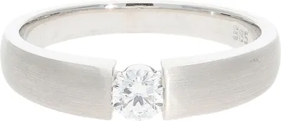 Produktbild von JuwelmaLux Ring 585 Weißgold mit Brillant JL10-07-0863 56