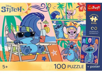 Image de Puzzle TREFL Premium Plus 100 – Lilo et Stitch