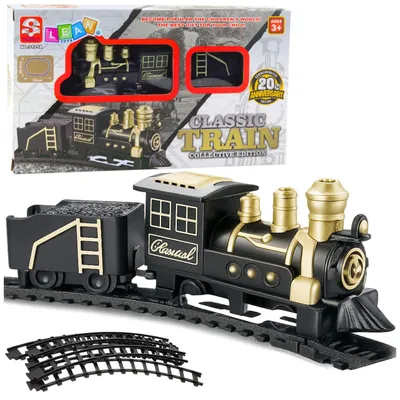 Image de Voies de wagon de marchandises de locomotive de train classique 53 X 48,5 cm