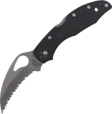Immagine prodotto di Spyderco Hawkbill Byrd FRN Nero, Spyder (BY22)