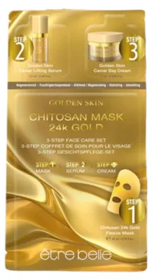 Produktbild von Etre Belle Golden Skin 3-Step Pflege – Gold & Caviar Luxusbehandlung