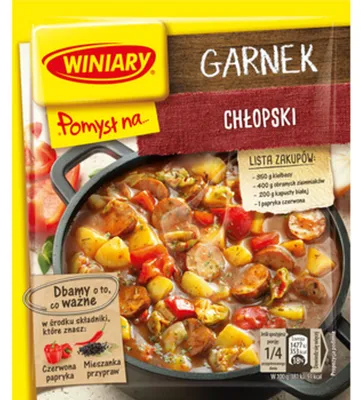 Obrázok produktu pre Winiary przyprawa do potraw Na Chłopski Garnek instant 40 g