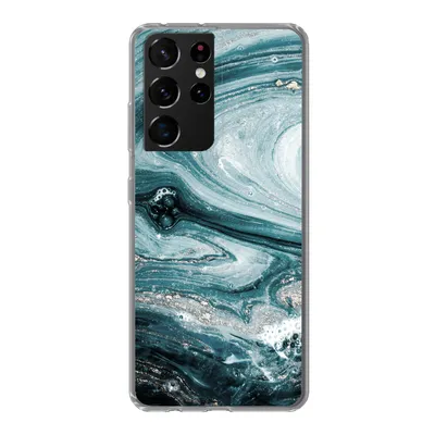 Produktbild von MuchoWow® Handyhülle Schutzhülle Hülle für Samsung Galaxy S21 Ultra Marmor - Mineralien - Naturstein Silikon Softcase Handy Hülle - Mobiltelefon