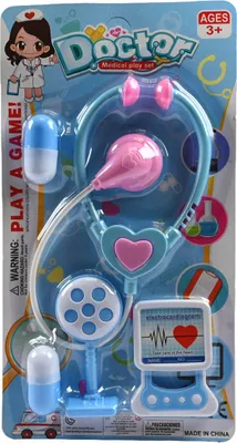 Produktbild von Kleiner Arzt Spielset - Doktorkoffer mit Stethoskop für Kinder Rollenspiel Lernspaß