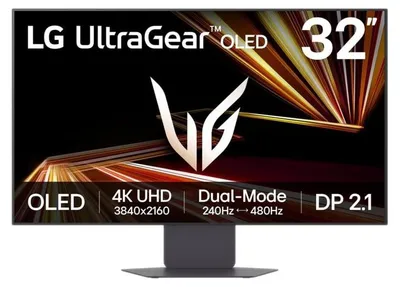 Obrázok produktu pre LG 32GX870A-B, 81,3 cm (32"), 3840 x 2160 px, 4K Ultra HD, OLED, 0,03 ms, Čierna