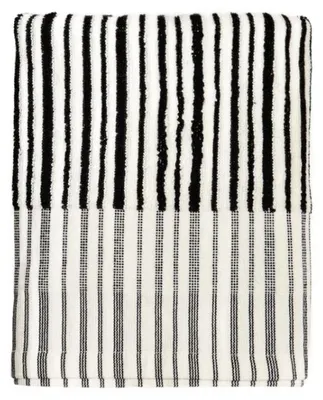 Zdjęcie produktu dla HOMLA Ręcznik DEMI w czarne paski 50x90 cm