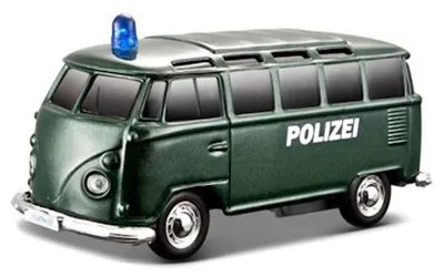 Produktbild von Maisto - VW T1 Einsatzfahrzeug mit Licht & Sound (12cm) Polizei