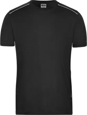 Produktbild von Men's Workwear T-Shirt - SOLID - black, Gr. 5XL