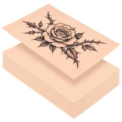 Productafbeelding van Tattoo Oefenhuid Set van 8 Stuks